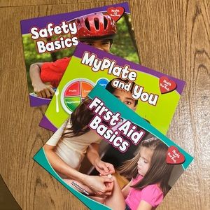 📕Set up 3 Health and Your Body Pebble Plus Books, PreK-2📕